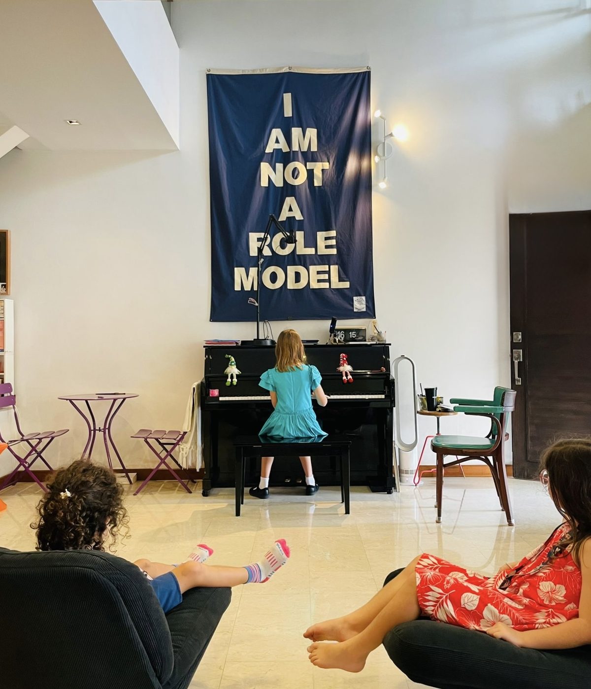 L'atelier · Piano acoustique & double hauteur